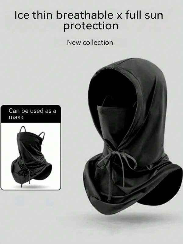 1pc Unisex Multifunctional Sunscreen Headband Face Mask, Sun Protection Neck Gaiter For Outdoor Activities Like Cycling, Traveling, Hiking