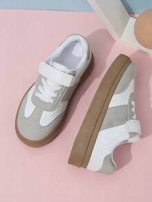 2024 New Children's Leather Casual Sneakers For Girls And Boys, Spring/Autumn - Grey - View 6