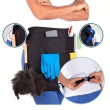 Adjustable Waist Garden Apron, Multi-Functional Waist Belt For Women, Teacher/Barber Waist Apron With Pockets, Waitress Apron With Buckle - 1pc Black - View 3