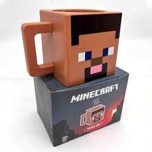 Minecraft 1 pieza Taza de cerámica con diseño temático de 290ml, diseños de Creeper/Steve/TNT/Cerdo/Enderman, taza de café/té creativa de merchandising de juegos de dibujos animados - Multicolor - Ver 11