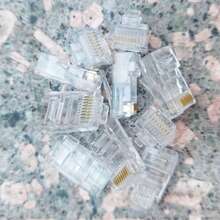 Cat6 RJ45 Connector 100PCS, 8P8C Gold Plated Network Plug 50U For Cat5e/Cat6/Cat6a Cable, 250MHz 10Gbps Compatible With Boot - View 14