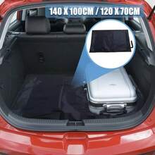 Universal Waterproof Polyester Fiber Cargo Mat, Dustproof Portable Luggage Liner, Pet Mat For Car SUV Trunk Protection ASVW - A - View 3