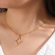 1pc Fashionable Elegant Luxury Low-Key Minimalist French Style Necklace, Niche Minimalist Jewelry Set, Suitable For Women's Daily Commute, Party, Date, Street Celebration, Valentine's Day, Carnival - Multicolor - View 5