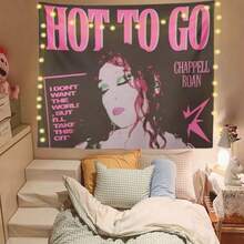 Retro "Let Me Live" Music Album Tapestry, Hanging Cloth, Background Cloth, Wall Decoration, Bedside Tapestry, Living Room Tapestry, Decorative Cloth, Fabric Hanging Painting, Internet Famous Hanging Cloth, Minimalist Office And Study Decoration, 100% Polyester Lightweight Fabric, Suitable For Home Camping, Travel, Quiet Art Works, Bedroom, Living Room, Dormitory Use - 混合2 - 查看 8