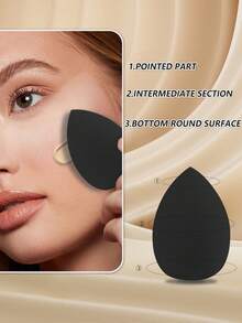 RANCAI 20件套化妆刷套装，包括散粉刷、面部刷、洁面刷、海绵刷等多功能美容工具 - 彩色 - 查看 2