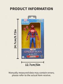 Hasbro Relive The Movie! Spider-Man No Way Home Marvel Legends Action Figures 6" Collectible - Multicolor - View 1