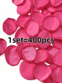 400片装丝绸玫瑰花瓣，婚礼花瓣，紫色、白色、红色花瓣，仿真玫瑰花瓣，人造花瓣，求婚篮装饰，走道新娘礼物，派对餐桌装饰 - 400PCS - 查看 15