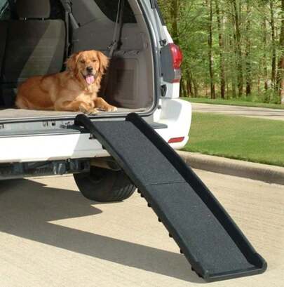 Cool Runners 4 Section Folding Pet Car Ramp 60 Inches Long By 15 1_2 Inches Wide