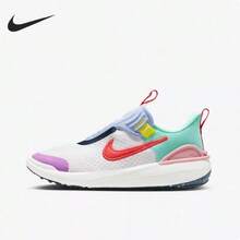 Nike E-SERIES 1.0 GS女子大童運動休閒鞋 - 白紅色 - 查看 1