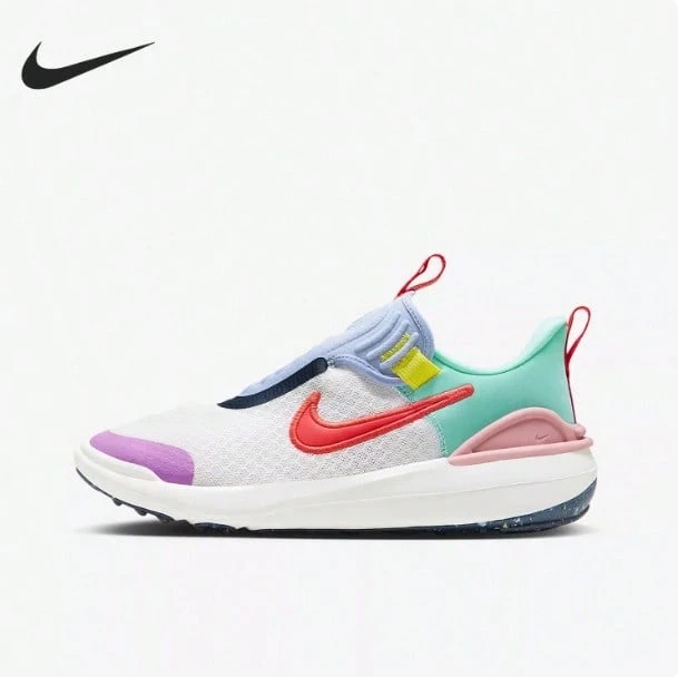 Nike E-SERIES 1.0 GS女子大童運動休閒鞋 - 白紅色 - 查看 1