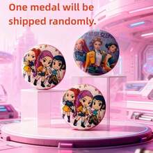 1 Set High-Quality New KPOP Student Stationery Set, Provided By Witch Hunter Group - KPOP Notebook, KPOP Badge, KPOP Ballpoint Pen, KPOP Memo Pad, Stationery Gift Set [Random Style Shipped] - A - View 5