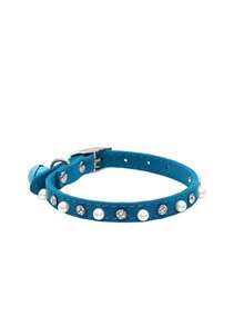 1 pieza/4 piezas Collar de mascotas con perlas y diamante de imitación, adecuado para gatos y perros pequeños - Multicolor - Ver 11