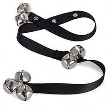 3pcs Pet Dog Doorbell Rope, Pet Training Bell Rope, Cat Teaser Toy - Black - View 5