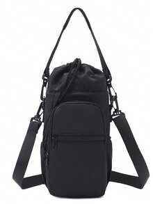 Túi đựng cốc cách nhiệt bằng giấy bạc, Túi đeo vai đựng bình nước họa tiết xương cá, Túi đựng bình nước đeo chéo, Túi đựng bình nước - Nhiều màu - Xem 11