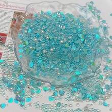 30g/1.05oz 海洋系列環氧樹脂填充料，亮面貝殼泡沫仿製，適用於模具、裝飾、手工材料、奶油滴落配件、美甲、手工藝、家居裝飾、創意DIY，彩虹光澤效果，樹脂液體模具填充料，手工藝用品，裝飾飾品，高光澤飾面，手工愛好者美甲飾品 - 彩色 - 查看 3