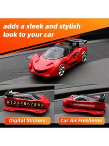 Adjustable Sports Car Styling Car Element A 360° Rotation Foldable Car Phone Holder Universal Dashboard Car Phone Mount Stable Anti-Shake Phone Stand Bracket Car Interior Accessories For All Smart Phones Spring Gift - Multicolor - View 3