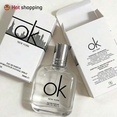 HOT SHOPPING Perfume unisex, 30ML, de la familia floral amaderada. Diseñado para personas modernas, fácil de llevar, con nuevo envase, ideal para todo tipo de público.