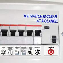 117pcs/Set Electrical Box Identification Stickers, Circuit Breaker Classification Switch Labels, Home Switch Guide, Suitable For Homeowners To Protect Family - 117 Small Stickers - View 6