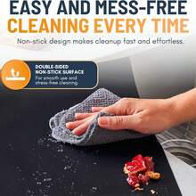 2/5pcs Large Thick Oven Liners, 17"X25", Black Kitchen Accessories To Keep Oven Clean - Black - View 2