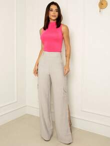 Women Tank Tops & Camis - Hot Pink - View 8