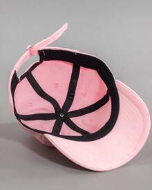 Women's Baseball Cap With The Phrase "Gorgeous And Tanned" Curved Brim Hat, Adjustable, Basic, Vintage Style, Classic Casual, Everyday Wear, Premium Fabric, Perfect For Outings, Sun, Heat, Vacation, And The Beach - 淺粉色 - 查看 2