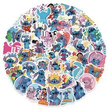 Disney 50pcs Stitch Themed Waterproof Stickers, Suitable For Water Bottles, Laptops, Skateboards, Guitars, Chairs, Desktops, Tablets, Phones, Phone Cases, Home Decor, Back To School Supplies, Holiday & Birthday Party Gifts - 50pcs - View 10