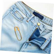 2/5枚装重型安全别针胸针别针金属弹簧锁缝纫工艺品制作，适用于衣服、帽子、裙子、服装DIY珠宝胸针别针 - 多色 - 查看 7