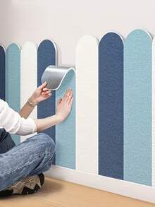 10片装自粘泡沫墙板，多种颜色可选，适用于客厅和卧室墙面装饰，也可作为3D墙面装饰使用。 - 自黏式 - 查看 1