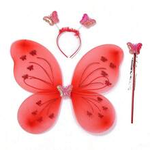Bộ 3 món trang phục công chúa cổ tích - gồm cánh bướm, váy tutu và đũa phép, trang phục biểu diễn sân khấu, đạo cụ trang trí tiệc, phụ kiện cosplay, đồ dùng lễ hội - Lý tưởng cho cosplay, biểu diễn sân khấu, lễ hội và là món quà tuyệt vời cho gia đình và bạn bè. - Nhiều màu - Xem 12