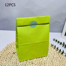 24个粉彩派对礼品袋，带贴纸，尺寸为5.1 x 3.2 x 9.5英寸，适用于节日、婴儿洗礼、生日、婚礼、周年纪念派对等场合 - 彩色 - 查看 17