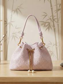 Fashionable Versatile Lace Flower Casual Shoulder Crossbody Bag For Women - Multicolor - View 12