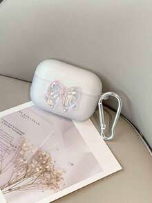 电镀心形蝴蝶结无线蓝牙耳机盒，兼容苹果Pro 2 - 蝴蝶結 - 查看 6