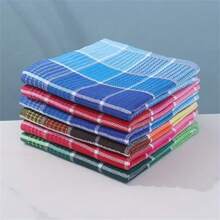3/6pcs Large Size Kitchen Dish Cloths - Super Soft, Highly Absorbent, Quick Drying Cotton Cloths, Vibrant Colors, Suitable For Drying Tableware And Household Use, Machine Washable, Ideal For Kitchen And Bar, Tableware Drying Cloths - 38*64cm - View 10