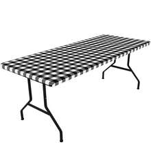 Khăn trải bàn Spandex 30x72 inch (6FT) co giãn, khăn trải bàn dã ngoại hình chữ nhật, có thể giặt được, khăn phủ bàn ngoài trời. - Nhiều màu - Xem 5