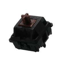 BGKYPRO Interruptor táctil Greetech OG Brown - 45g pre-lubricado con vástago de POM de 5 pines intercambiable en caliente, adecuado para teclados mecánicos MX, operación lineal suave - Ver 9
