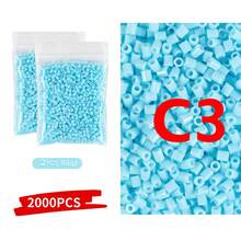 2000pcs 2.6mm Mini Fuse Beads Pixel Puzzle Iron Beads Melt Beads DIY High Quality Handmade Gift Educational Toy - 2.6mm Perler Beads - View 13