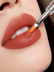 20支/10支/1支便携式唇刷（带盖），旅行化妆工具，美容工具，多功能刷具，美甲刷，美甲工具 - 無色 - 查看 4