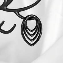 1pc 5mm 4G Water Droplet Leaf Lamination Ear Weight Simple Ear Expanders Stretchers Earring Gauges Body Piercing Jewelry - Style-1 - View 12