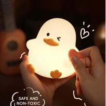 Children's Night Light With Touch Function 7 Colours - Baby Night Light With Timer, Children's Light Made Of Silicone 100% , Gifts For Babies, Children And Girls - Multicolor - View 9