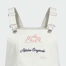 Adidas Originals Women's W DUNG DRESS Letter Print Sports Suspender Dress KC3104 - White - View 2