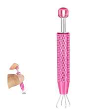 4-Prong Stainless Steel Bead Picker Tweezers, Jewelry Pearl Picking Tool - Steel - View 17