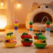 1 món đồ chơi tự cân bằng cho mèo, bóng tự giải trí cho mèo giúp giảm buồn chán, cần câu lông vũ, đồ dùng cho mèo, đồ chơi tự cân bằng vui nhộn cho mèo, đồ chơi thú cưng đa năng - Xem 11