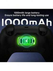 GAMESIR Kontroler Game T4n Pro: Dilengkapi teknologi efek Hall untuk kontrol yang presisi, baterai berkapasitas besar untuk performa tahan lama, pencahayaan RGB, pemicu linier efek Hall, giroskop enam sumbu, konektivitas tiga mode, kecepatan polling nirkabel 1000Hz, dan dapat dilengkapi dengan pelat muka yang dapat diganti dalam berbagai warna. - View 5