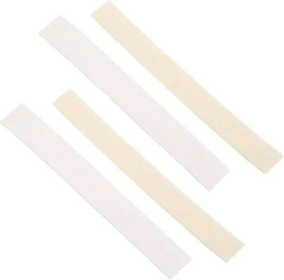WESIEVYA 4Pcs Trombone Practice Felt Strip Flute Straight Mute Self-Adhesive Felt Pads For Wind Instruments Stage Studio Use