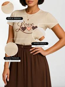 Set Of 6 Women's T-Shirts, Women's Clothing, 100% Premium Cotton Knit - 彩色 - 查看 8