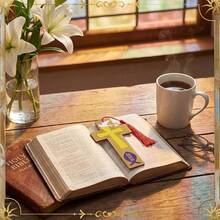 Pcs Chris 1tian Cross Bookmarks Bulk Wooden DIY Crafts, 50 Set Coloring Bookmarks With Tassel For Chu 1rch Gifts Bible Study Reading Party Favor Student Teacher Book Lovers - Chris 1tianChris 1tian - 查看 7