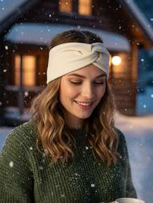 1 Piece Women's Cross-Color Solid Color Set Hairband Fashion Versatile Headband Hair Accessory - Multicolor - View 6