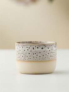 1pc 110ML Saudi Concentrated Coffee Cup, Creative Ceramic Tea Cup, Kiln-Fired Glaze Cup, Gift For Father's Day, Mother's Day, Friends, Colleagues - Multicolor - View 10