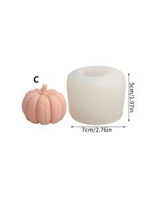 1 buah Set Cetakan Silikon Berbentuk (Besar, Sedang, Kecil), Untuk Membuat Lilin, Plester, Sabun, Juga Cocok Untuk Dekorasi Pesta - Putih - View 11