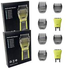 مناسب ل- OneBlade QP2520 QP2630 QP2834 QP6510 QP6520 QP6531، حواجز مشط إرشادية، إكسسوارات ماكينة حلاقة اللحية، طقم استبدال قابل للتعديل 2 مم/4 مم/6 مم - متعدد الألوان - مشاهدة 9